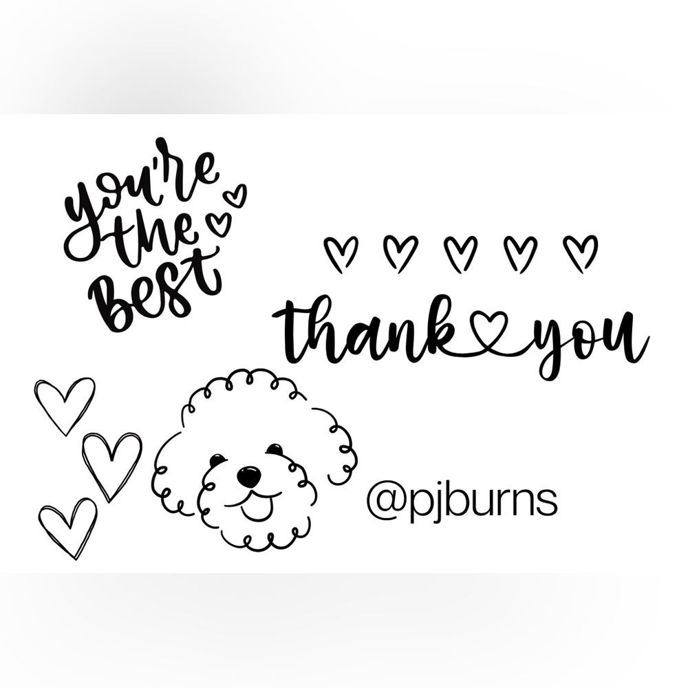 Custom 4x6 Thank You Cards/Stickers, Set of 50 - Picture 7 of 7